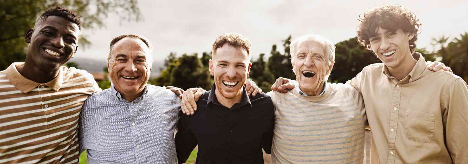 Happy men