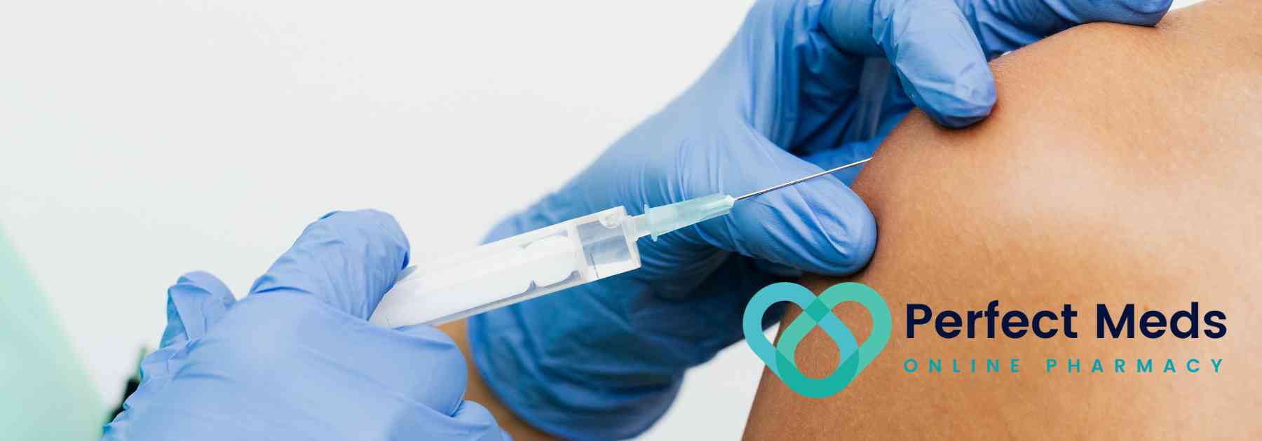 close-up of person receiving vaccine